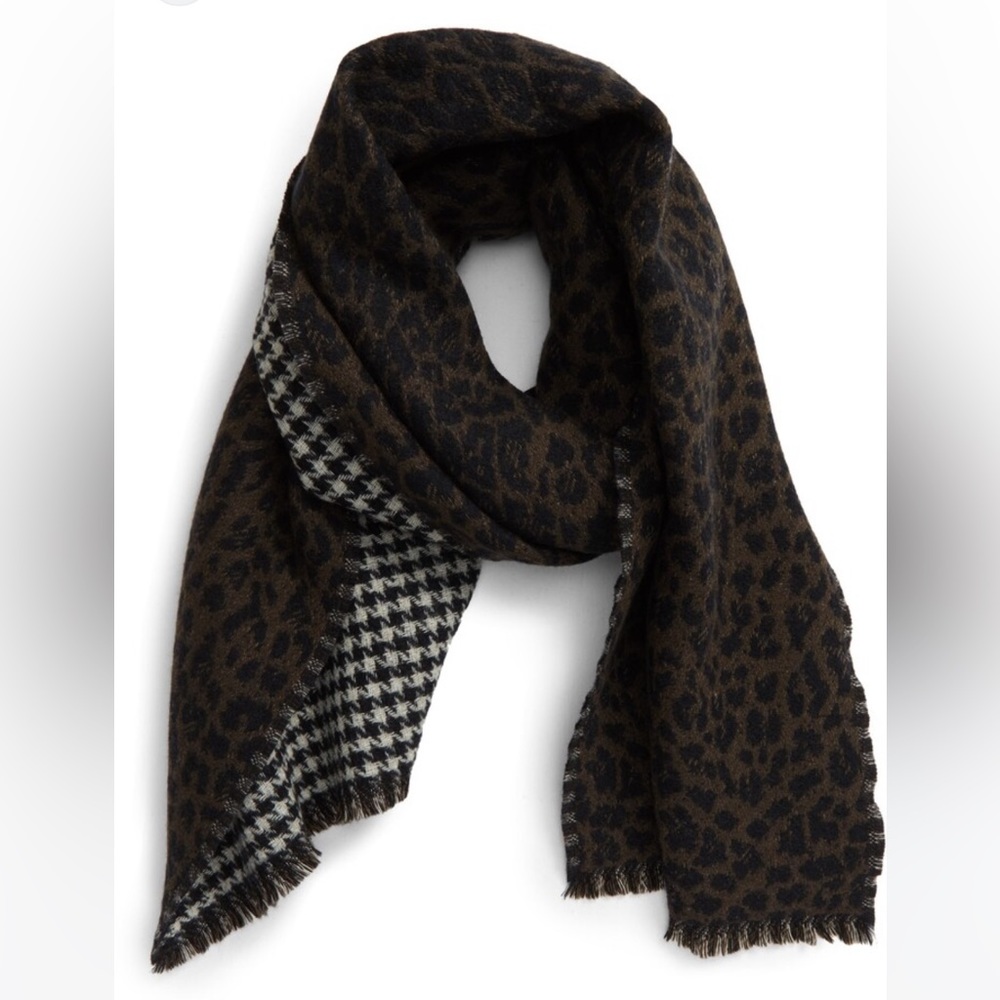 All saints wool blend scarf
